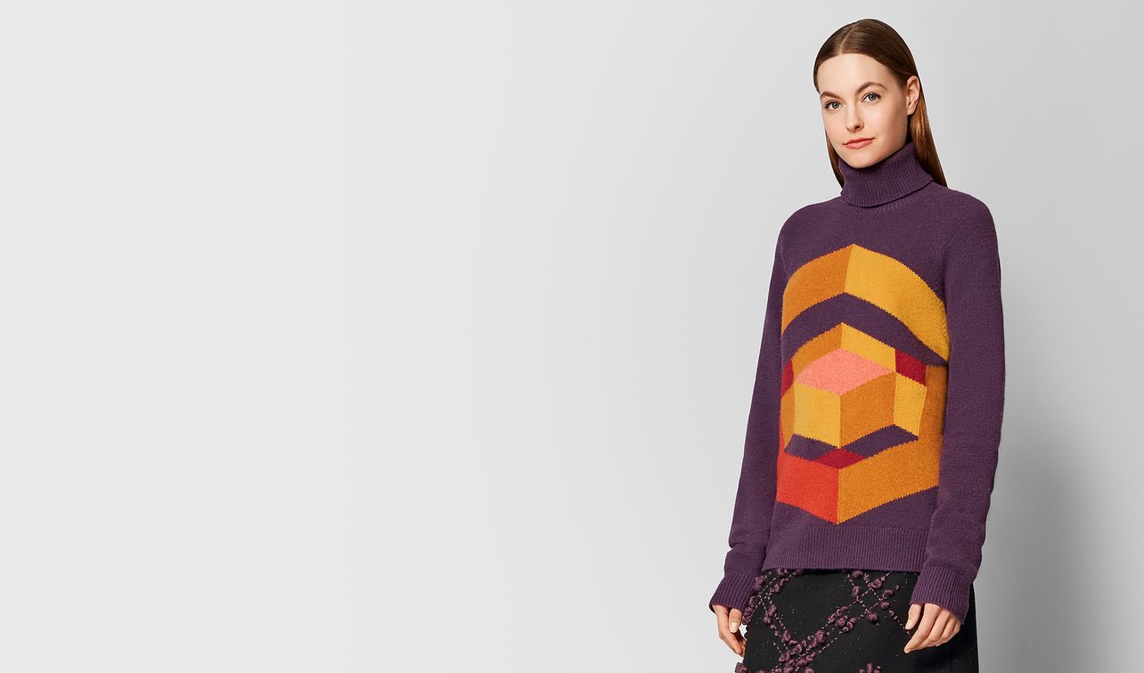 multicolor wool sweater landing
