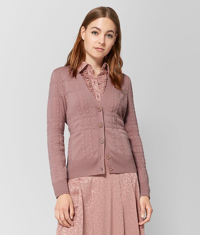 BOTTEGA VENETA DECO ROSE CASHMERE SWEATER Knitwear Woman fp