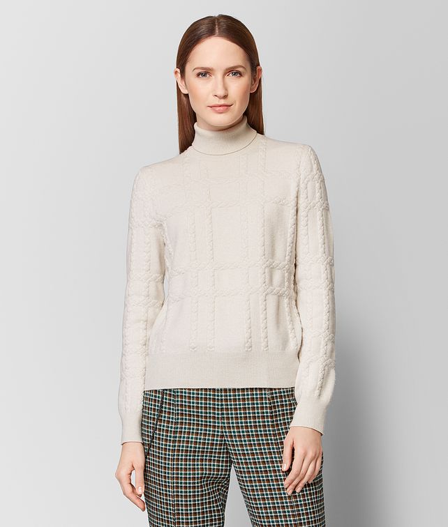 BOTTEGA VENETA MIST CASHMERE SWEATER Knitwear Woman fp
