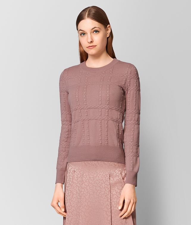 BOTTEGA VENETA DECO ROSE CASHMERE SWEATER Knitwear Woman fp