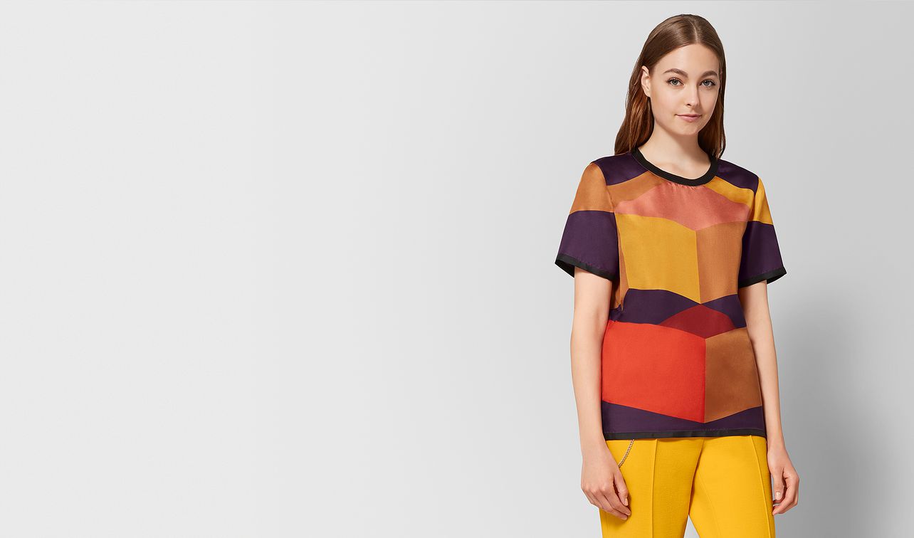 multicolor silk top landing