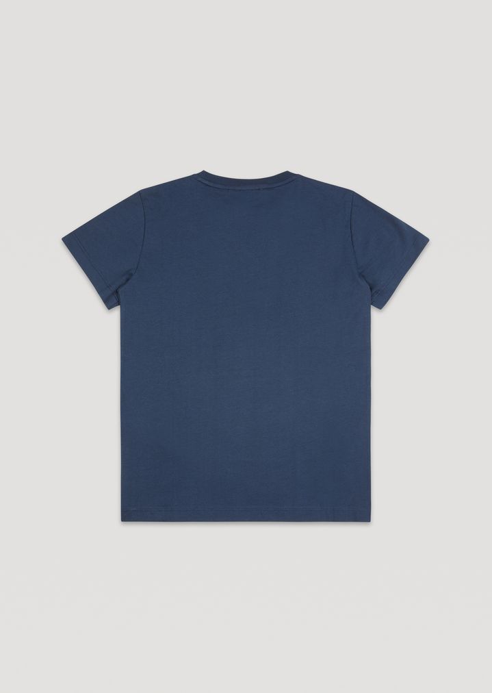 Camiseta de algodón con logotipo EA7 para niño Camiseta de algodón con logotipo EA7 para niño