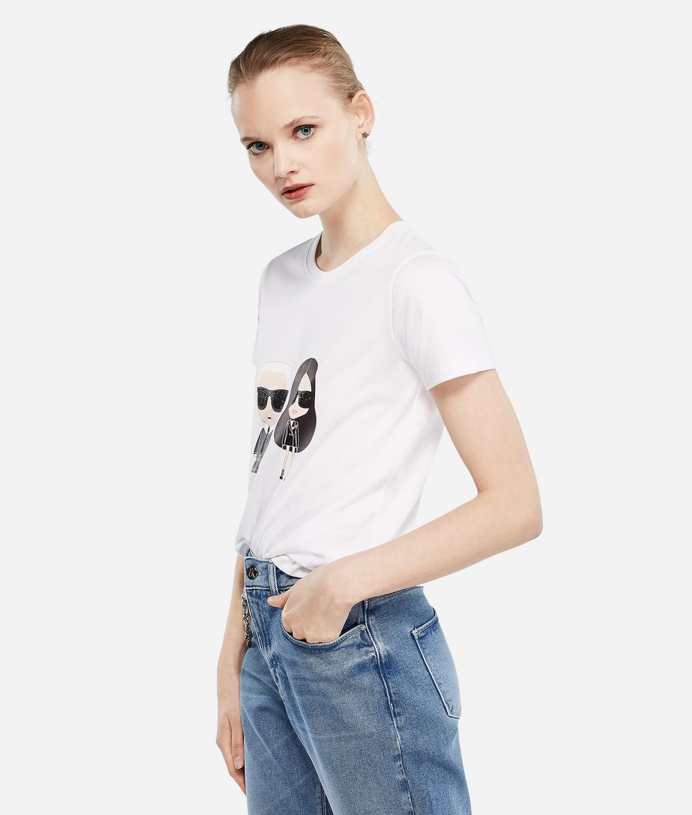 KARL LAGERFELD Karl X Kaia Ikonik T-Shirt T-shirt Woman d