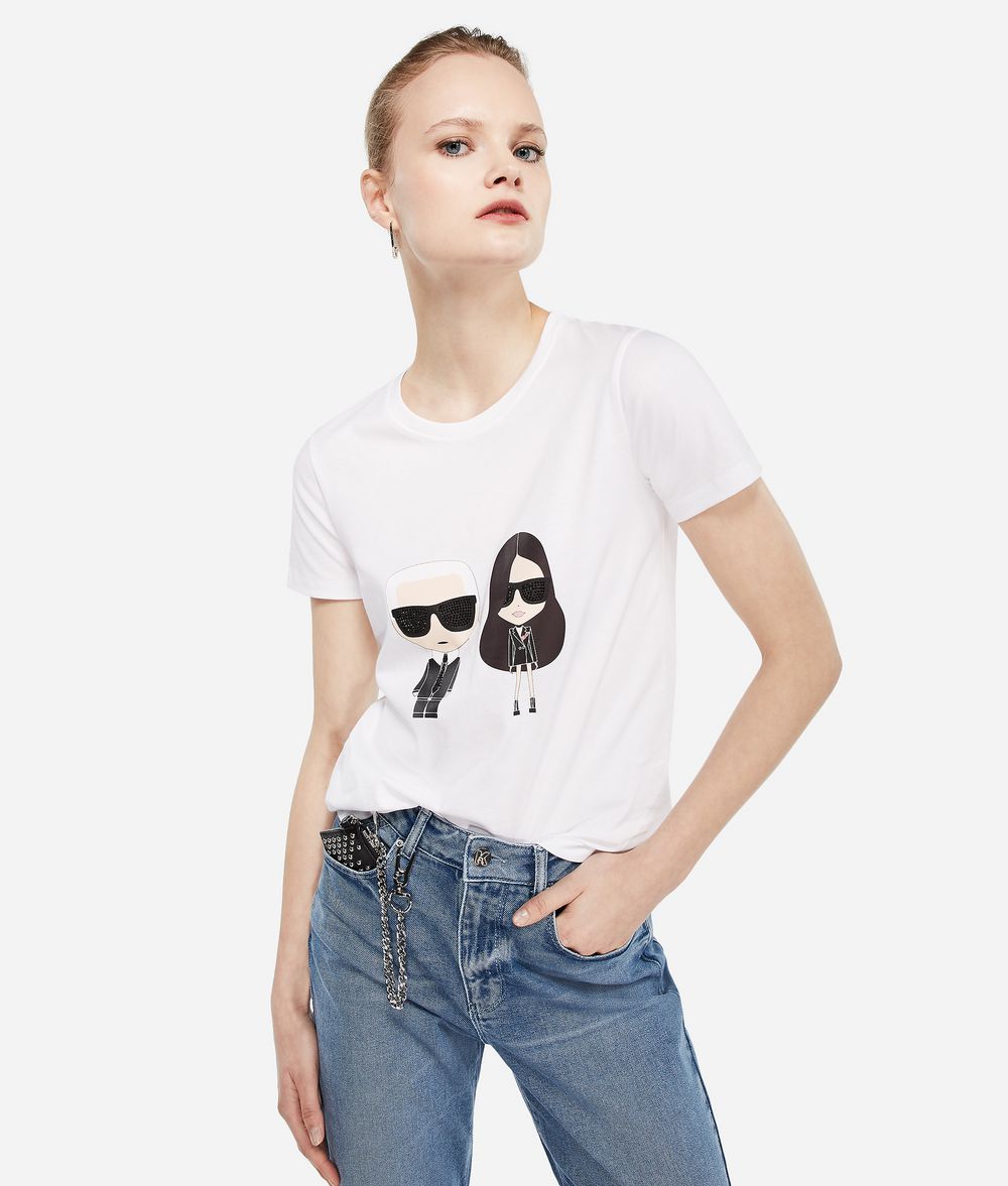KARL LAGERFELD Karl X Kaia Ikonik T-Shirt T-shirt Woman f