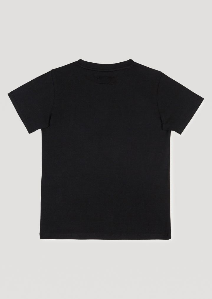 Camiseta de punto de algodón puro con águila de Emporio Armani Camiseta de punto de algodón puro con águila de Emporio Armani