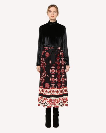 REDValentino Velvet high-neck top