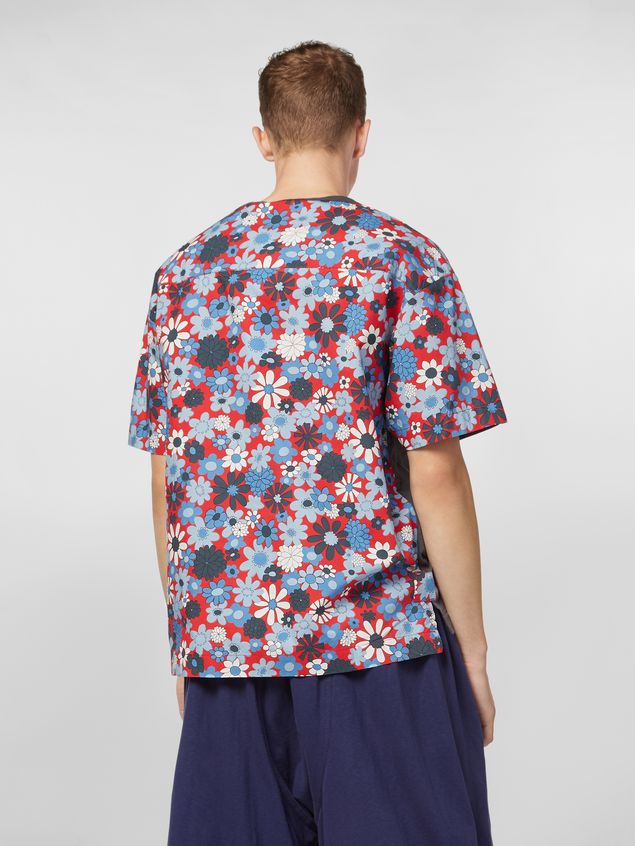 Short Sleeve T-Shirt Marni T-shirt in cotton jersey Clarabella print Man