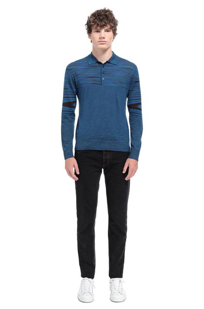 missoni long sleeve polo