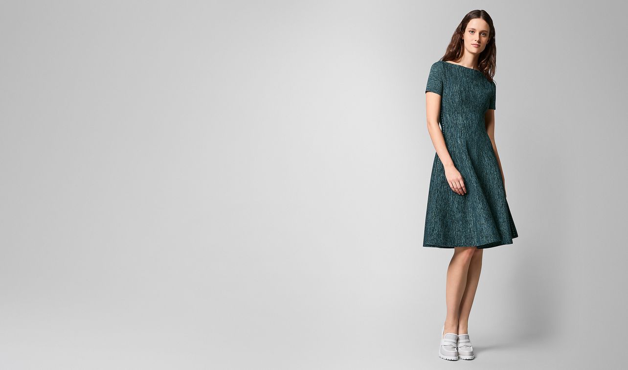 dress in stretch viscose landing