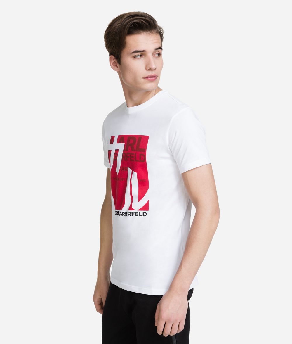 KARL LAGERFELD K/Tokyo Logo Print T-Shirt T-shirt Man d