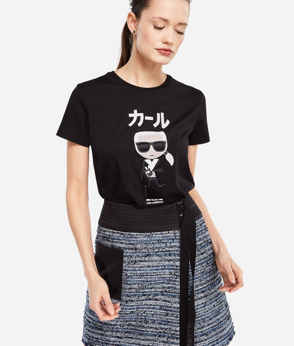 KARL LAGERFELD K/Tokyo Logo T-Shirt T-shirt Woman f