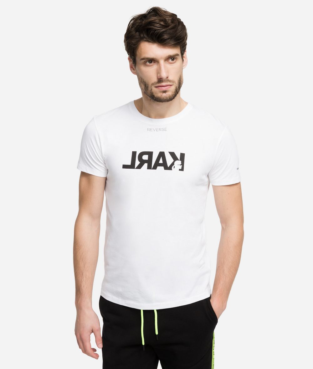 KARL LAGERFELD Reverse Logo T-Shirt T-shirt Man f