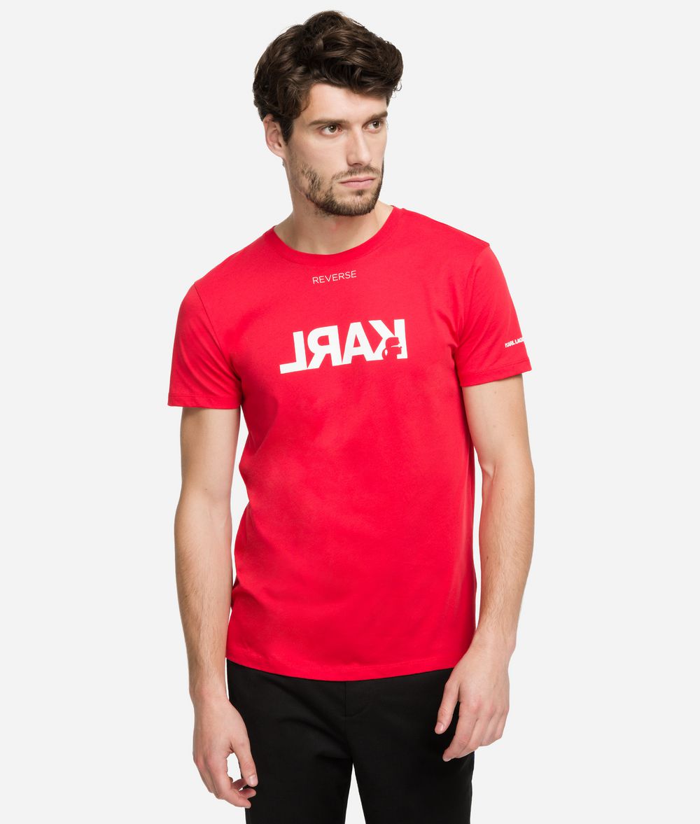 KARL LAGERFELD Reverse Logo T-Shirt T-shirt Man f