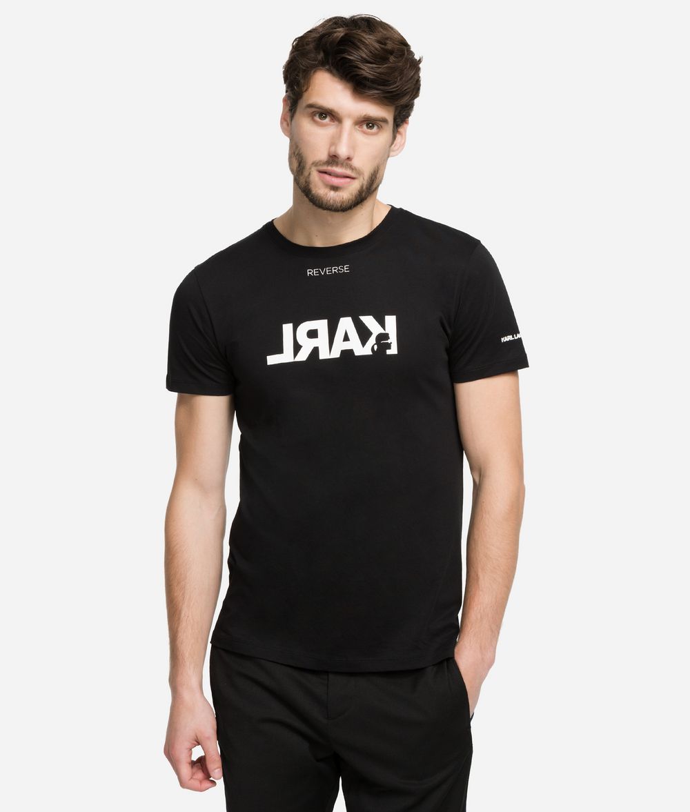 KARL LAGERFELD Reverse Logo T-Shirt T-shirt Man f