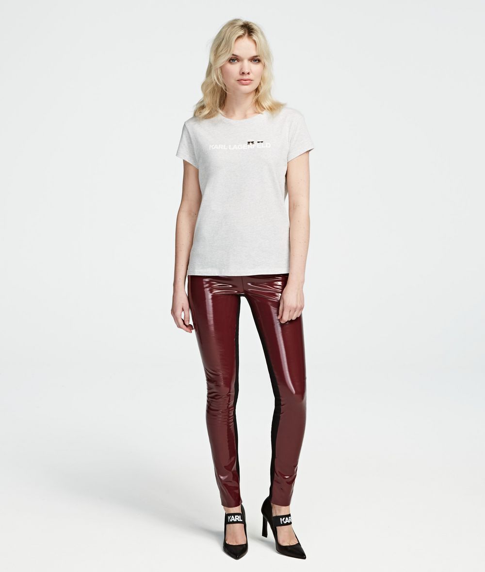 KARL LAGERFELD K/Ikonik Logo T-Shirt T-shirt Woman f