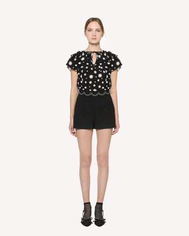 REDValentino Stars and Shadows printed Silk top