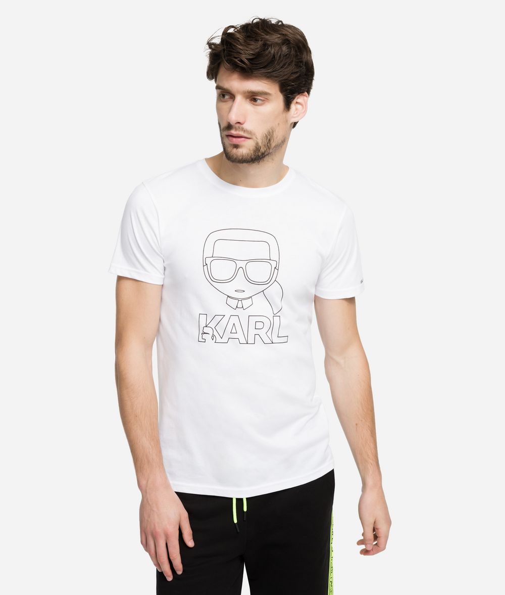 KARL LAGERFELD K/Ikonik Outline T-Shirt T-shirt Man f