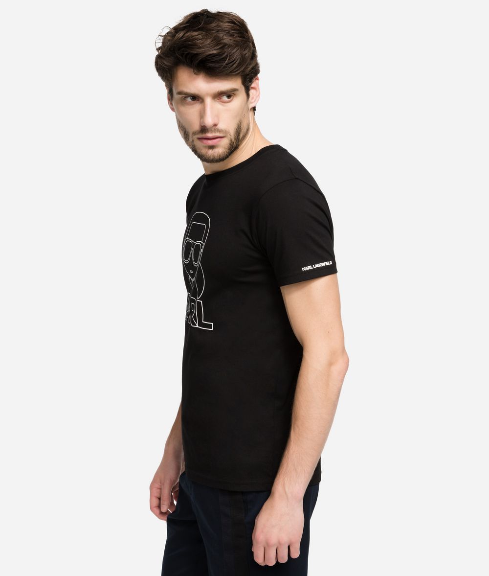 KARL LAGERFELD K/Ikonik Outline T-Shirt T-shirt Man d