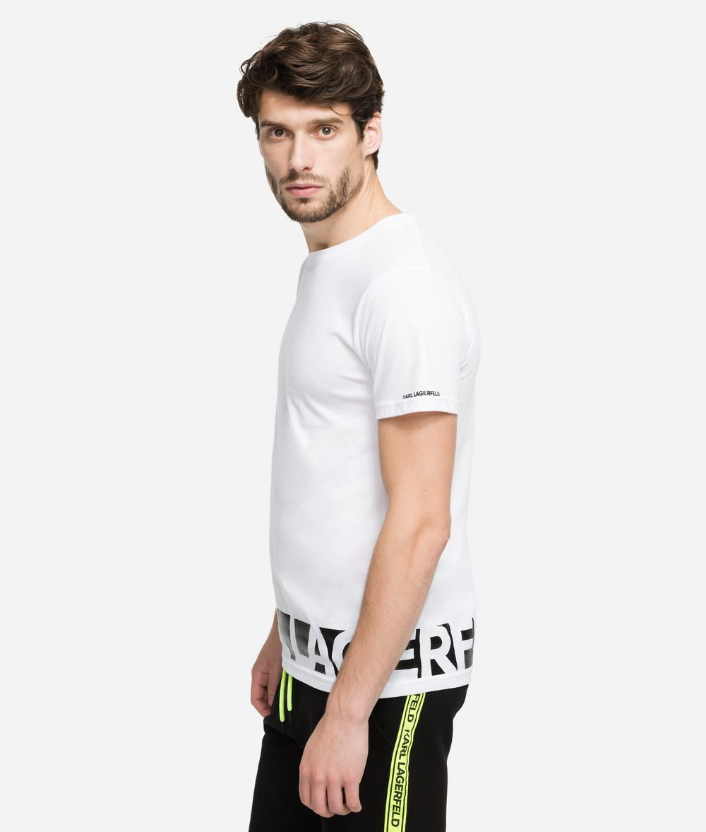 KARL LAGERFELD Printed Logo T-Shirt T-shirt Man d