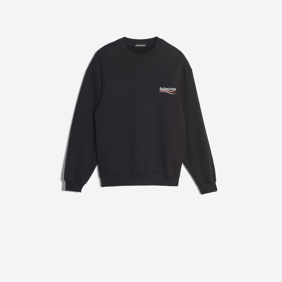 Balenciaga Print Sweater Black for Men 