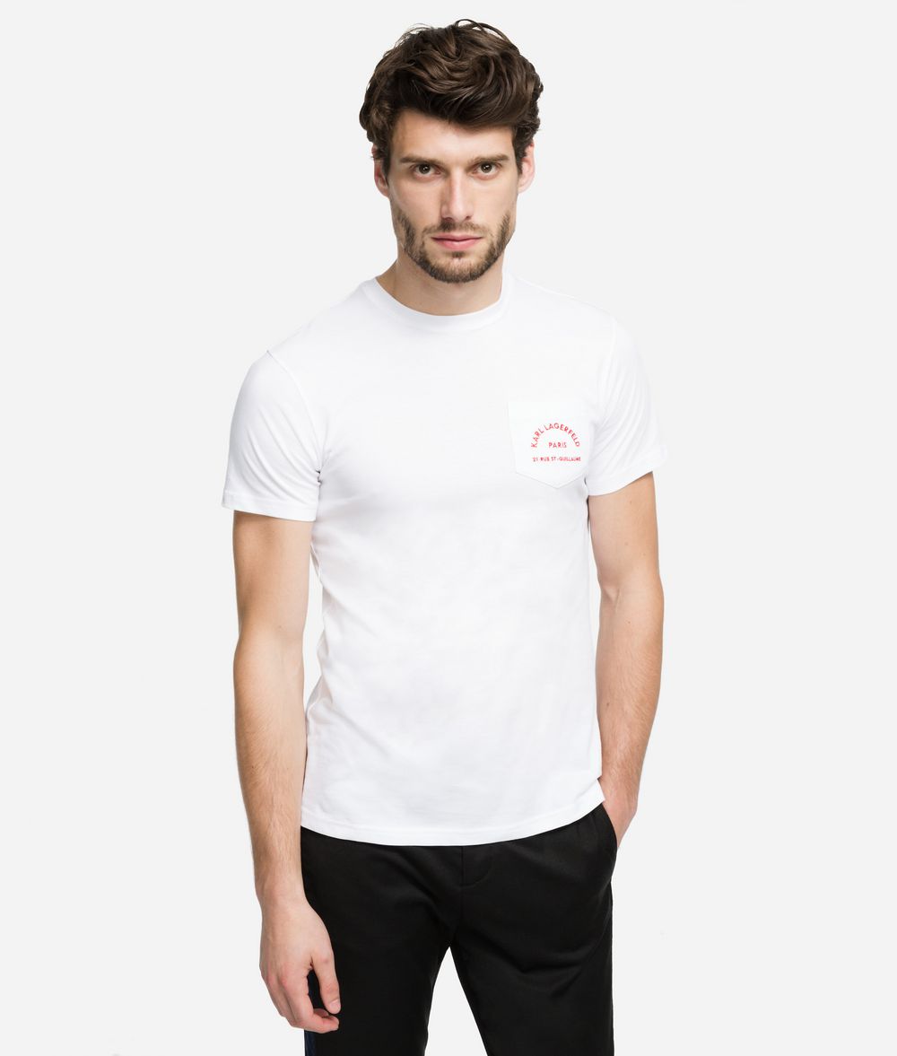 KARL LAGERFELD Rue Lagerfeld Logo T-Shirt T-shirt Man f