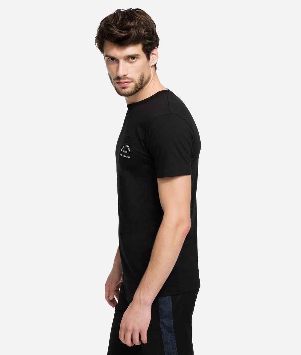 KARL LAGERFELD Rue Lagerfeld Logo T-Shirt T-shirt Man d
