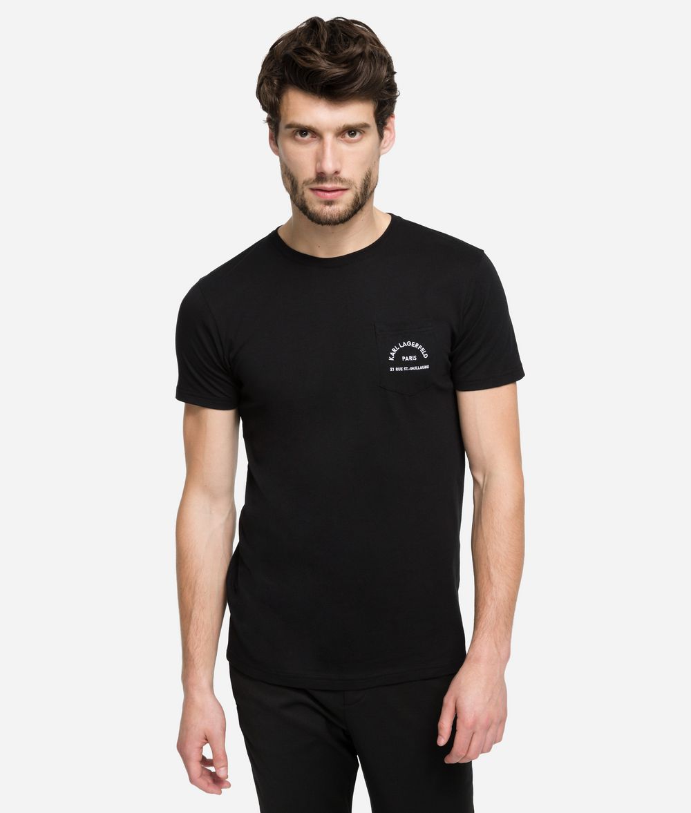 KARL LAGERFELD Rue Lagerfeld Logo T-Shirt T-shirt Man f