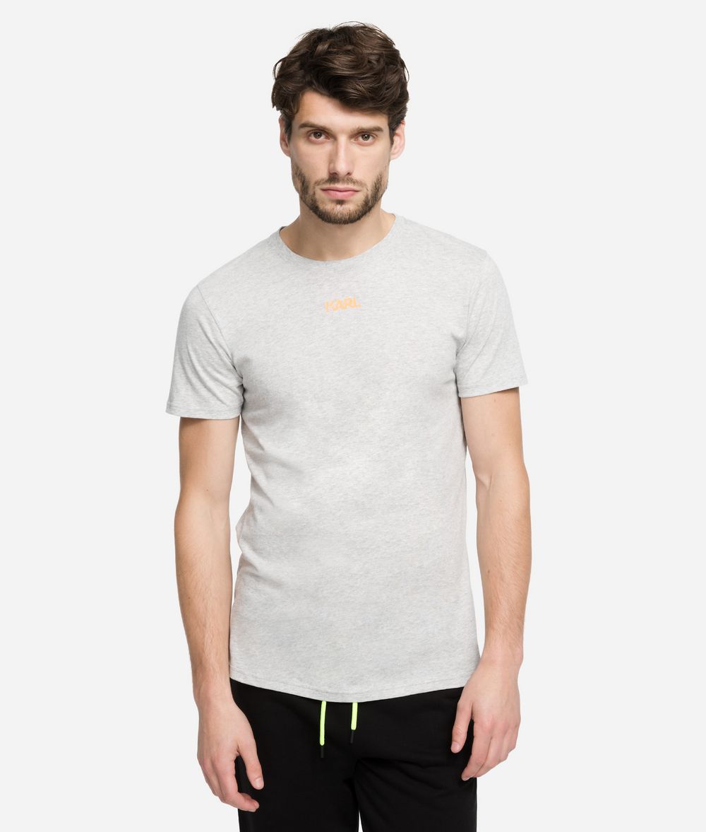KARL LAGERFELD T-shirt à logo fluo T-shirt Homme f