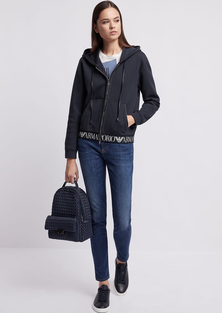 hooded-sweatshirt-with-logoed-band-on-the-hem hooded-sweatshirt-with-logoed-band-on-the-hem
