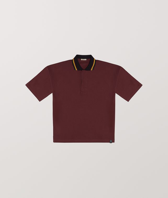 BOTTEGA VENETA POLO IN COTONE T-shirt e polo Uomo fp