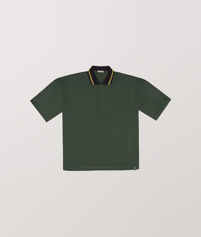 BOTTEGA VENETA POLO IN COTONE T-shirt e polo Uomo fp