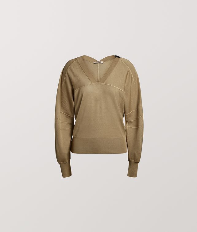 BOTTEGA VENETA SWEATER IN MERINO WOOL Knitwear Woman fp