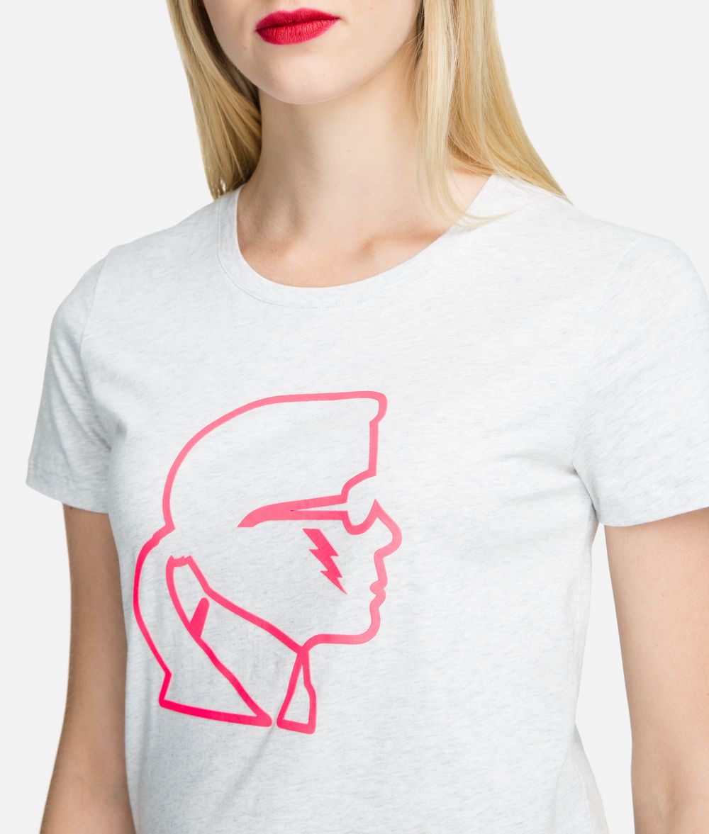 KARL LAGERFELD Neon Logo T-Shirt T-shirt Woman d