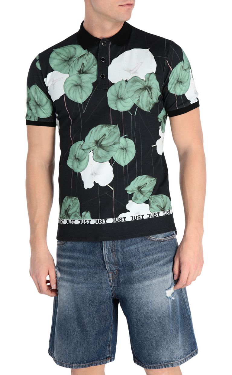 flower polo shirt