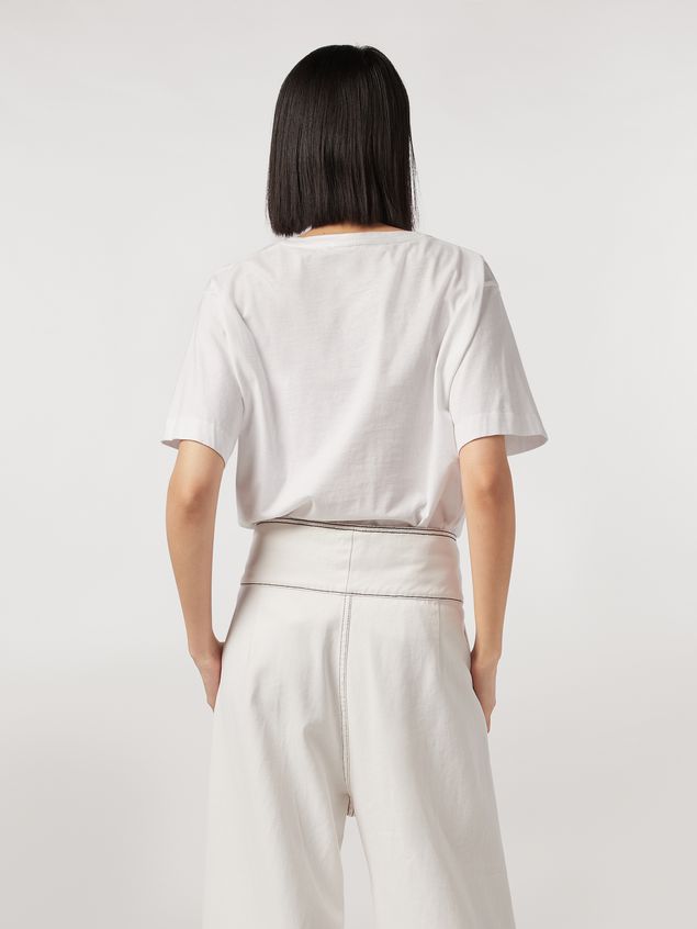 Camiseta de manga corta Marni Camiseta de punto con estampado Bolero de Bruno Bozzetto Mujer