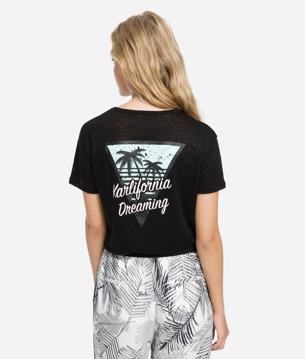 KARL LAGERFELD K/Karlifornia Pocket T-Shirt T-shirt Woman d