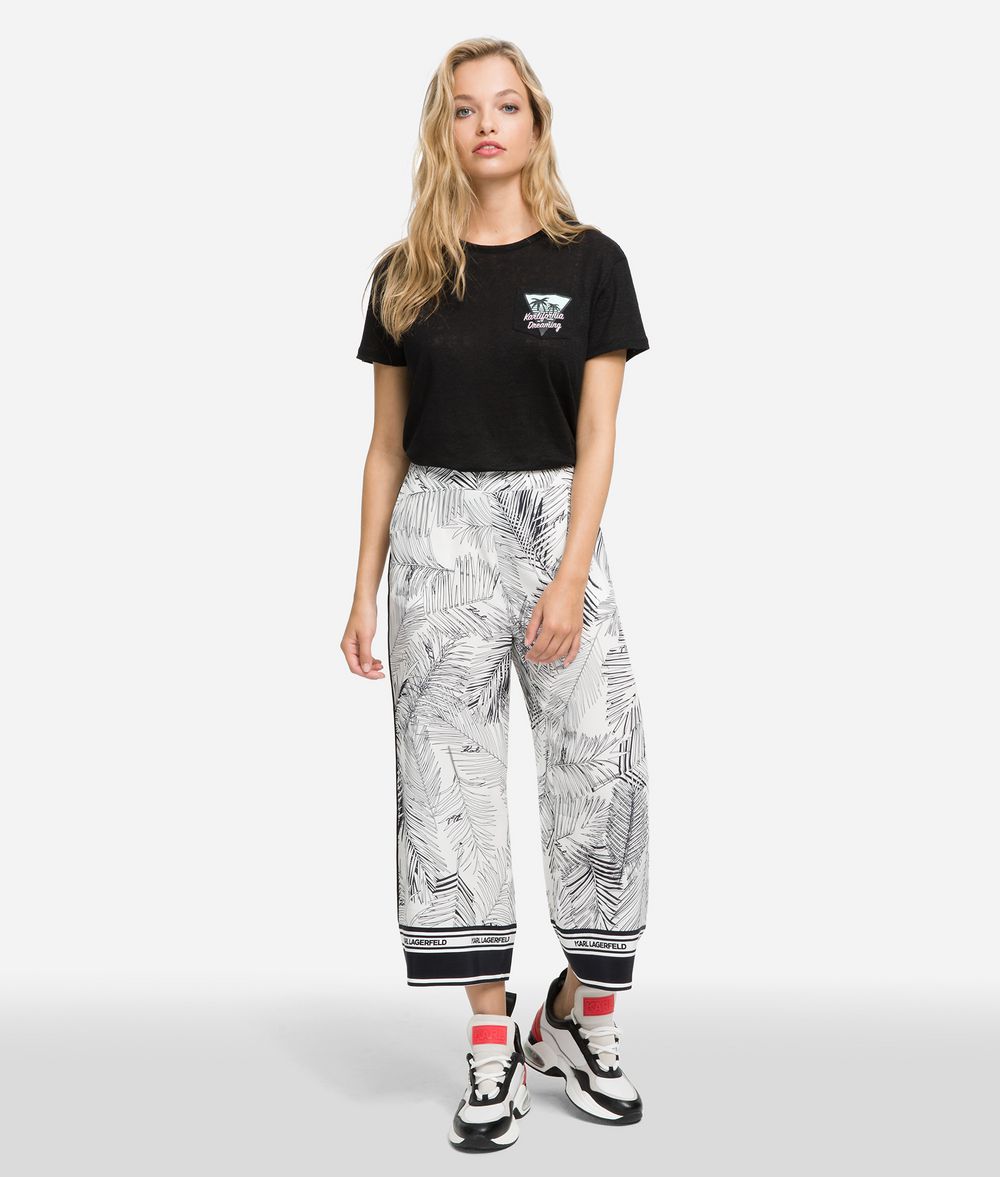 KARL LAGERFELD K/Karlifornia Pocket T-Shirt T-shirt Woman f