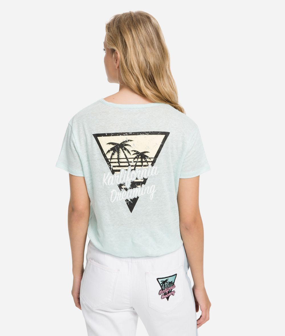 KARL LAGERFELD K/Karlifornia Pocket T-Shirt T-shirt Woman d