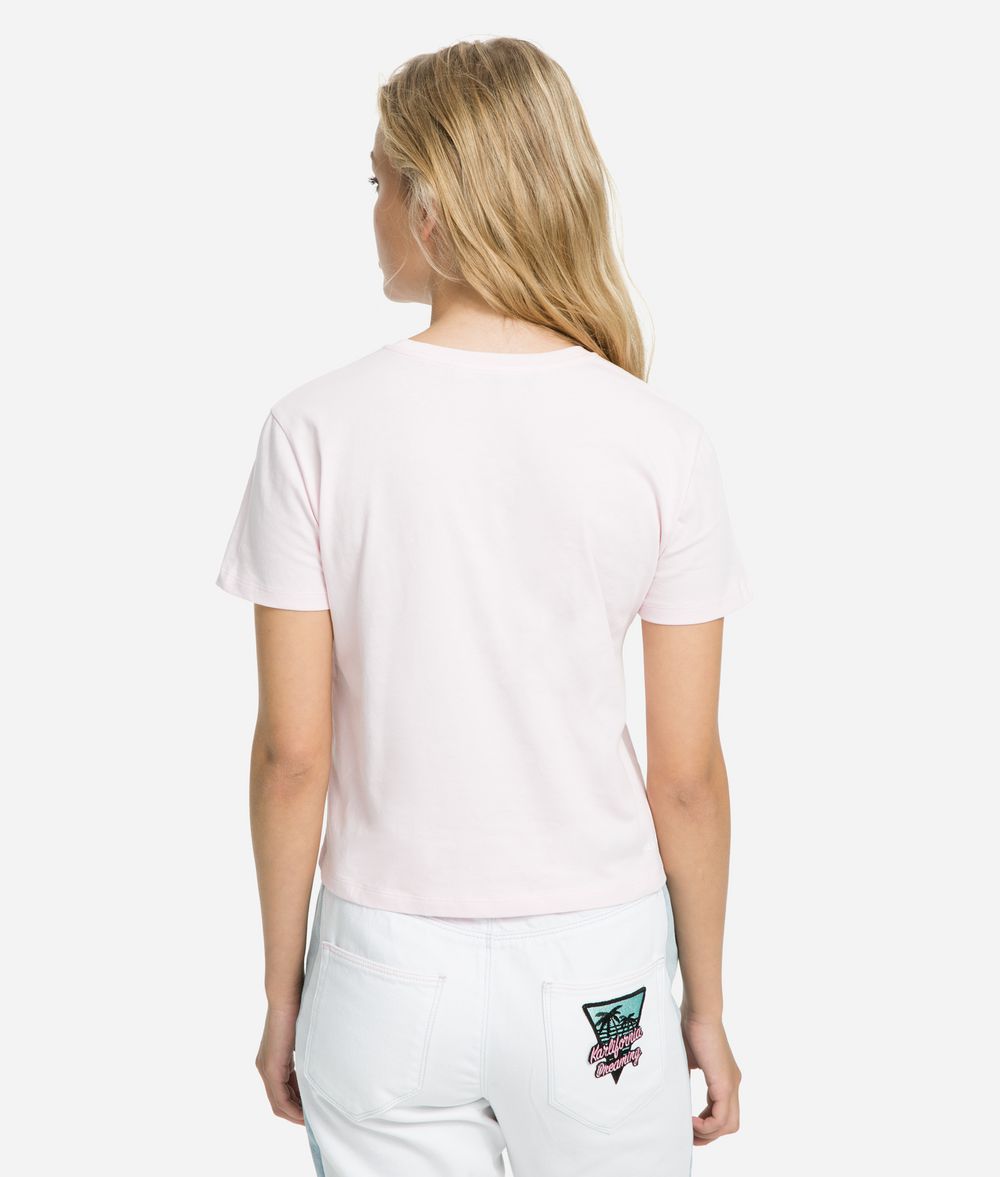 KARL LAGERFELD K/Karlifornia Cropped T-Shirt T-shirt Woman d