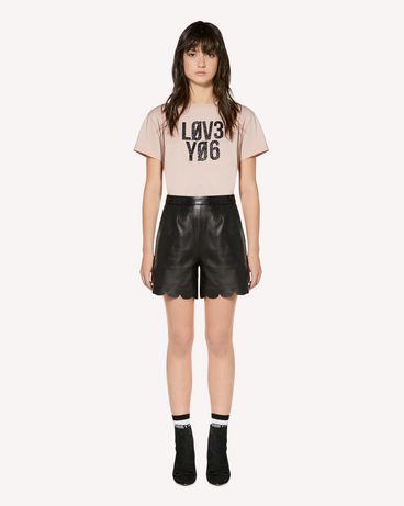 REDValentino "Love You" glitter printed
t-shirt