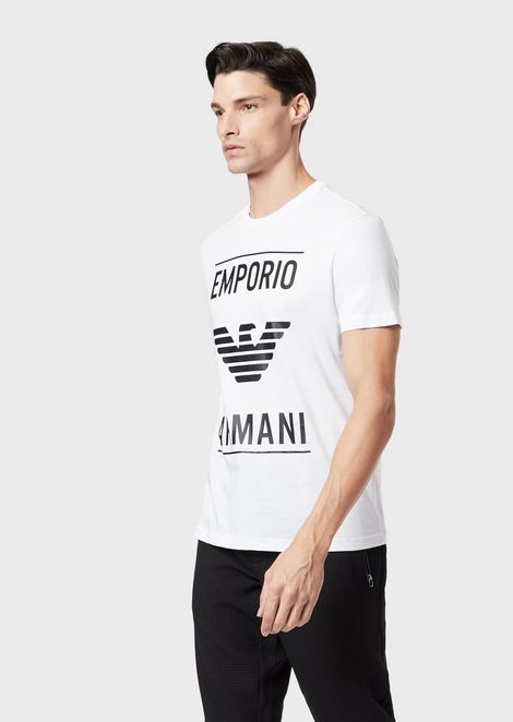 Tシャツ コットン製 ロゴプリント入り