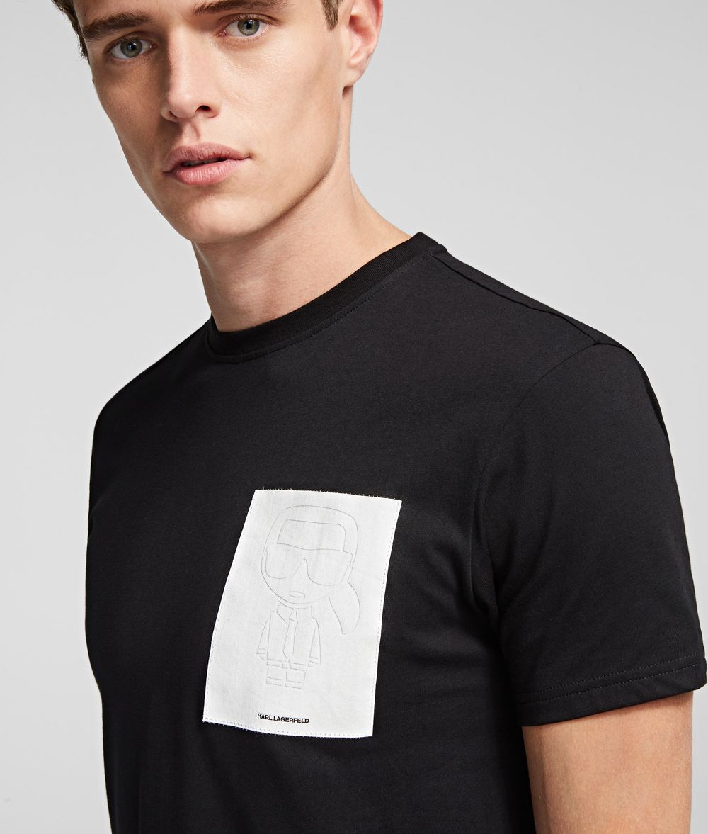 KARL LAGERFELD K/Ikonik Print T-Shirt T-shirt Man d