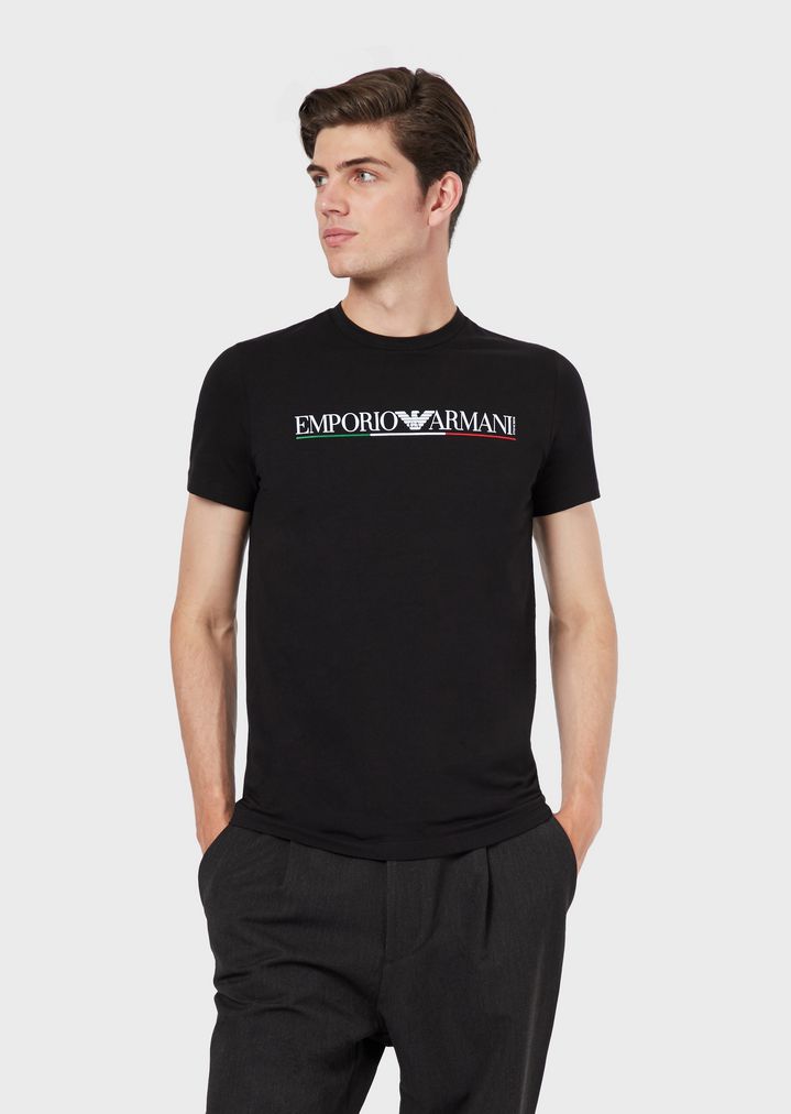 Emporio armani t shirt logo