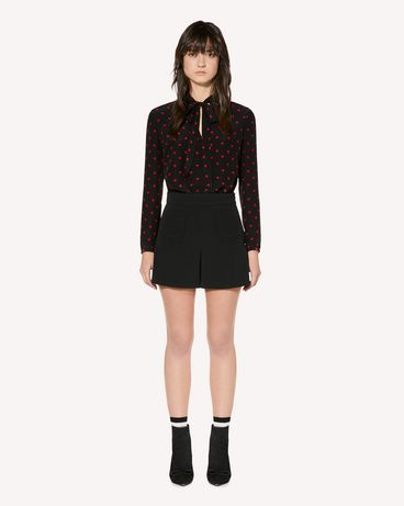 REDValentino Silk shirt with Heart print