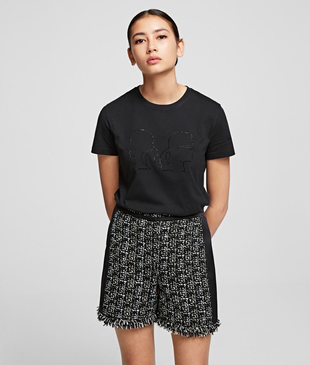 KARL LAGERFELD Karl x Olivia Profile T-Shirt T-shirt Woman f