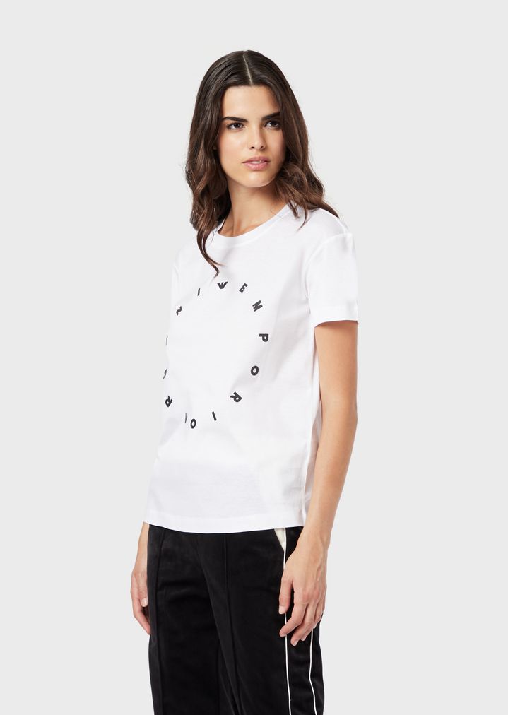 t-shirt-in-mercerised-jersey-with-circular-logo t-shirt-in-mercerised-jersey-with-circular-logo