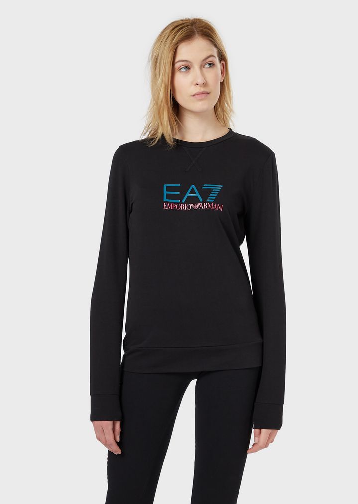 Crew-neck sweatshirt with logo print Crew-neck sweatshirt with logo print