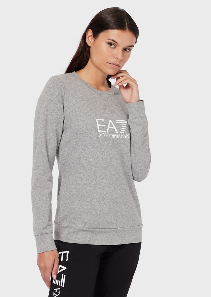 クルーネックスウェットシャツ ロゴプリント クルーネックスウェットシャツ ロゴプリント