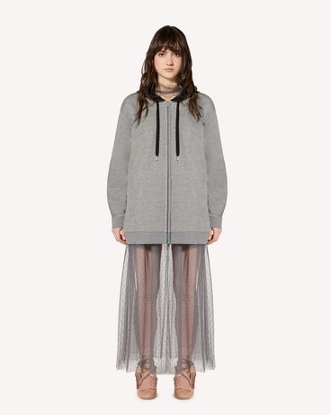 REDValentino Point d'esprit tulle detail
sweatshirt