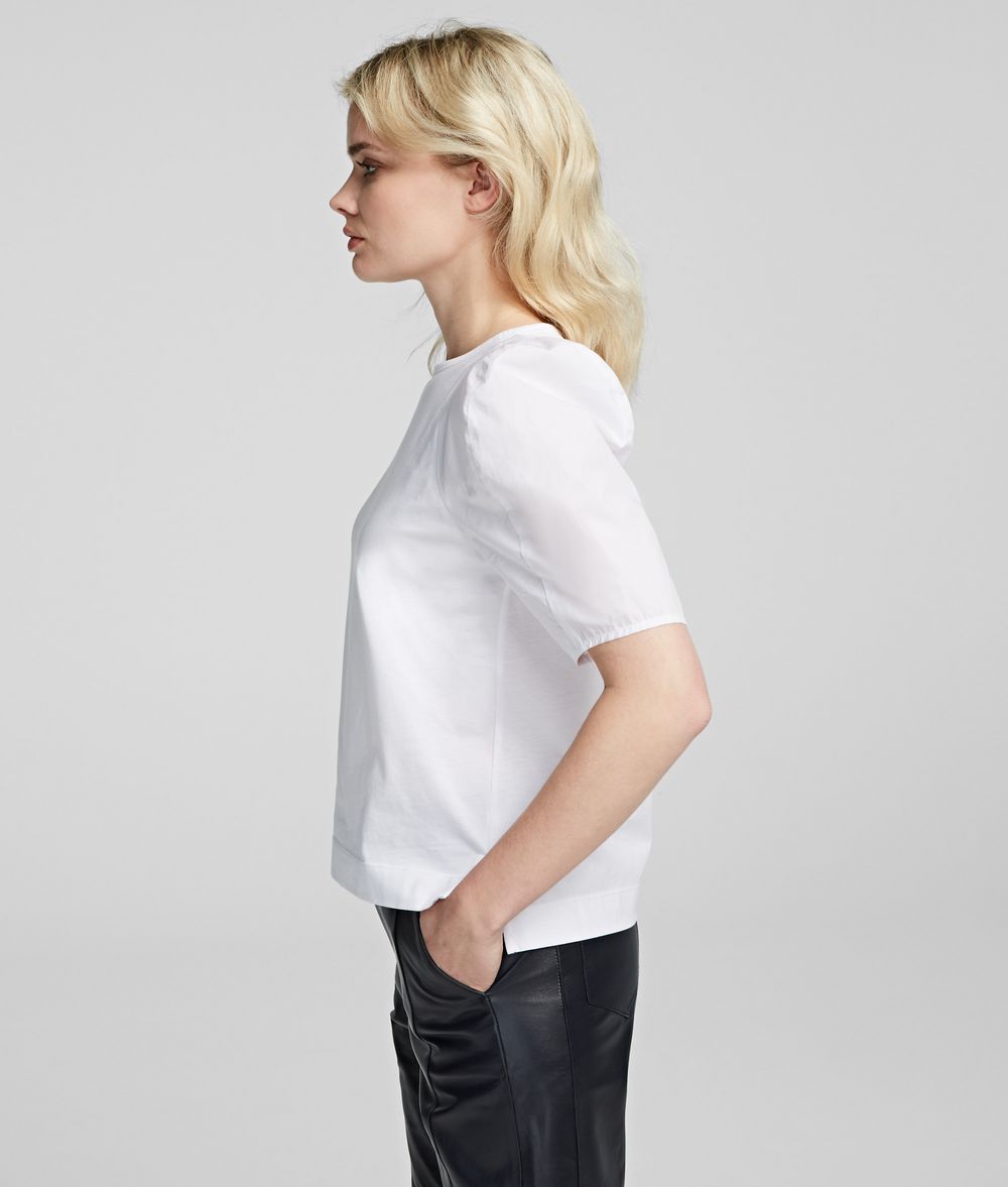 KARL LAGERFELD Volume Sleeve T-Shirt T-shirt Woman d